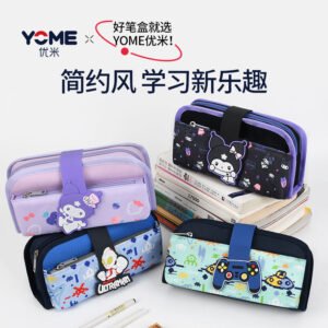 YOME Sparkle Star Collection Canvas Pencil Case