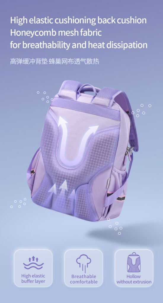 Yome Collection YOME 3-pieces set of Fantastic Collection Spine Support School Bag ...